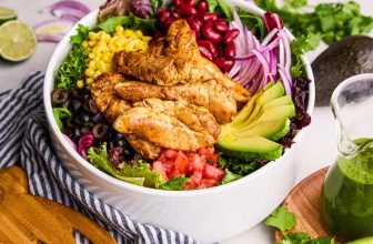 Chicken Taco Salad with Cilantro-Lime Vinaigrette