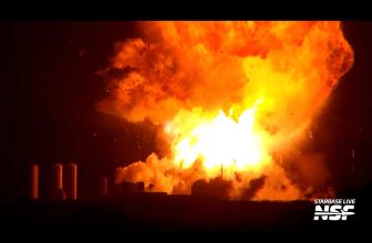 SpaceX’s Starship explodes on the ground during a routine test