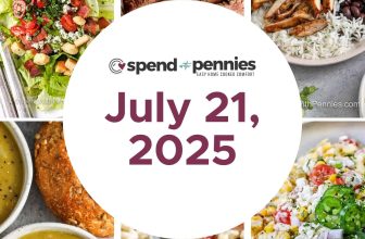 Weekly Meal Plan July 21, 2025