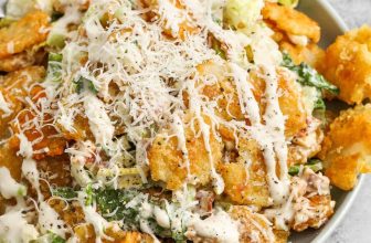 Crispy Tater Caesar Salad – Spend With Pennies